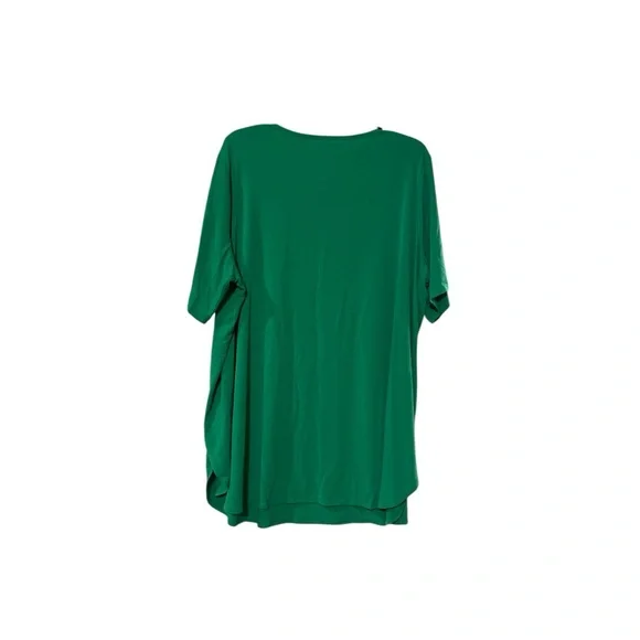 Susan Graver Emerald Scoop Neck Tunic - Picture 2 of 3